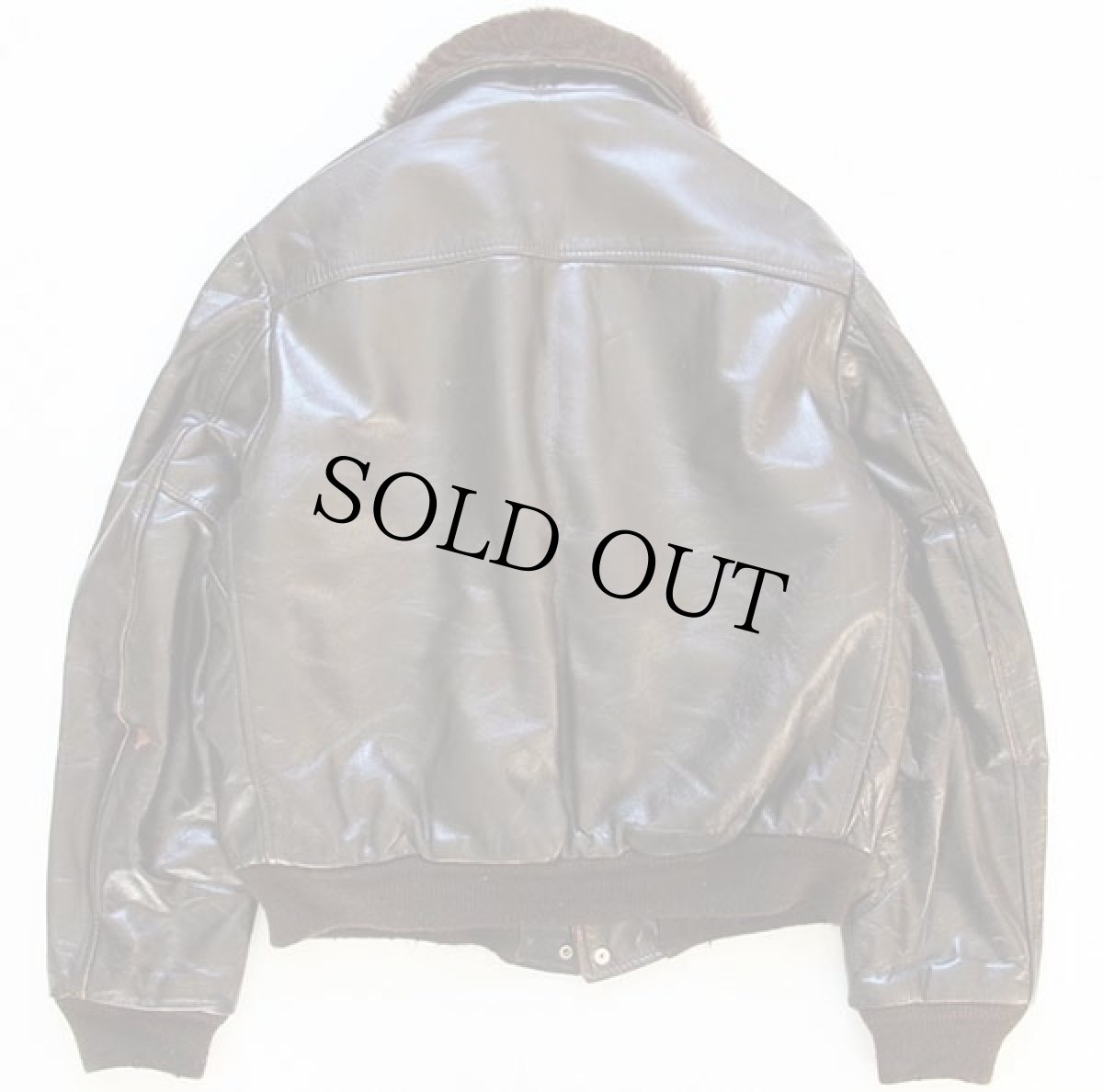 画像2: USA製 COOPERクーパー ボアライナー G-1タイプ フライト レザージャケット 焦げ茶 42 (2)