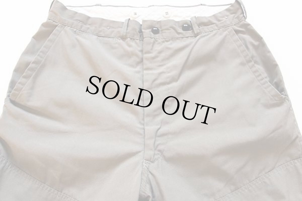 画像2: 70s SQUALTEX RED HEADレッドヘッド ダブルニー ハンティングパンツ ベージュ w32 (2)