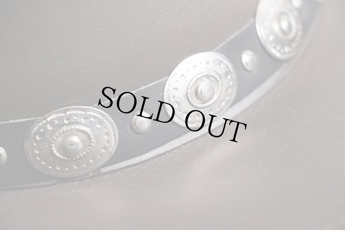 画像6: USA製 HENSCHEL HAT ヘンシェル コンチョ付き レザー カウボーイハット 焦げ茶 M★ウエスタン (6)