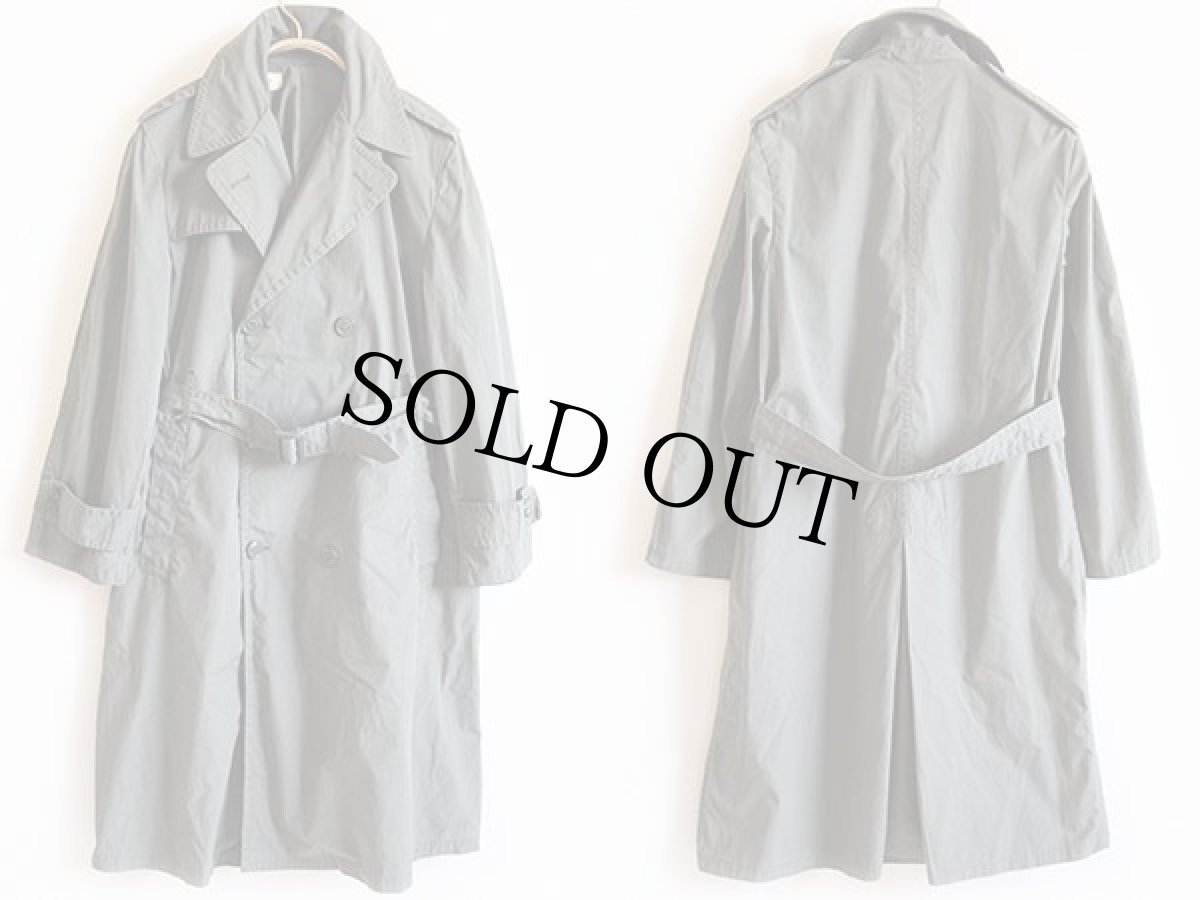 画像2: 60s 米軍 U.S.ARMY トレンチコート グリーン 38R★レインコート (2)