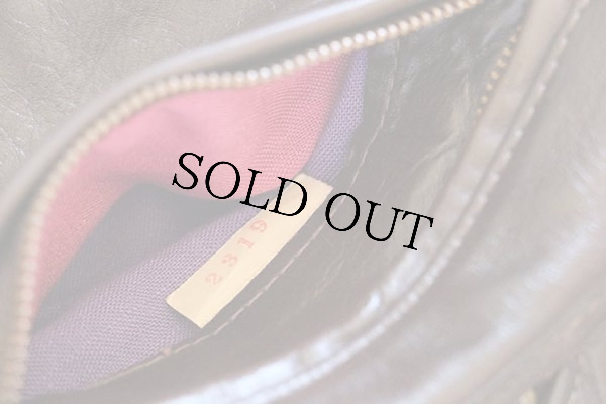 画像5: 70s UNKNOWN シングルライダース レザージャケット 焦げ茶 10 (5)