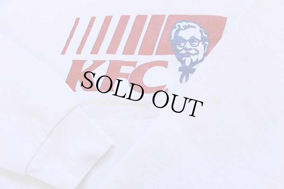 画像3: 90s KFC ケンタッキーフライドチキン ロゴ スウェット 白 (3)