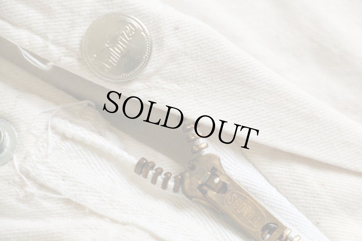 画像4: 70s POINTERポインター オールインワン 生成り★つなぎ (4)