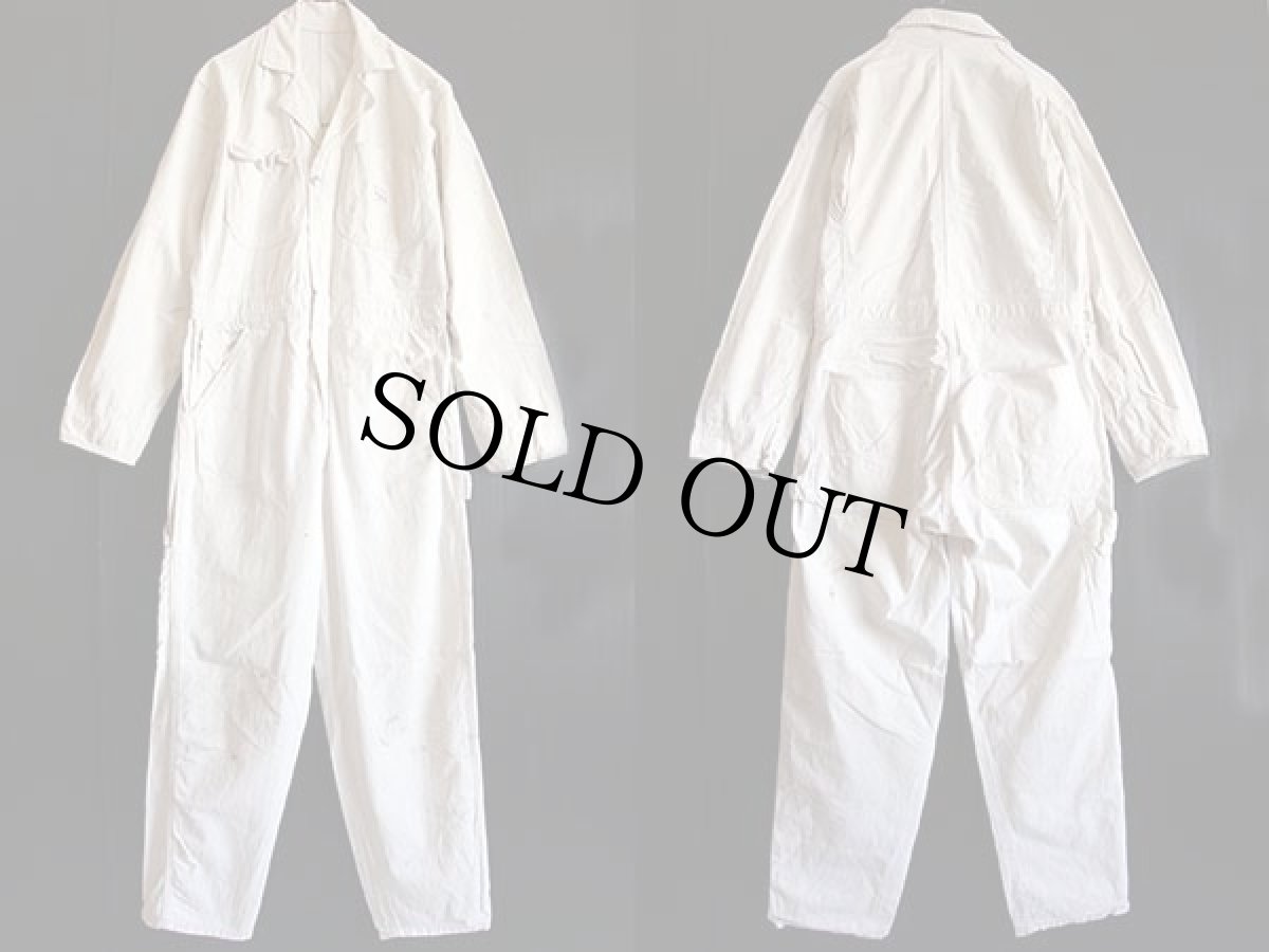 画像2: 70s POINTERポインター オールインワン 生成り★つなぎ (2)