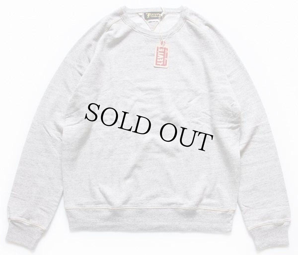 画像2: 新品★LVC LEVI'S VINTAGE CLOTHING リーバイス 両V フリーダムスリーブ スウェット 杢グレー XL (2)