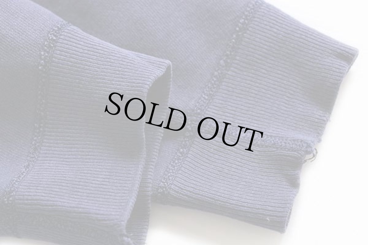 画像5: 50s USA製 RUSSELLラッセル AUBURN 前V スウェット ナス紺 (5)