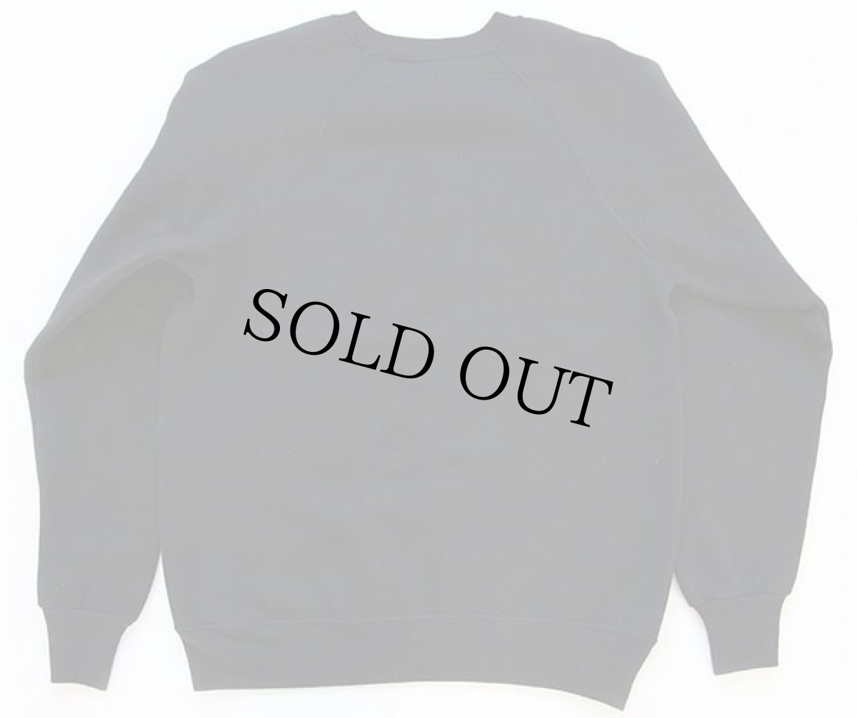 画像2: 80s USA製 Leeリー 無地 スウェット 黒 L★ブランク (2)