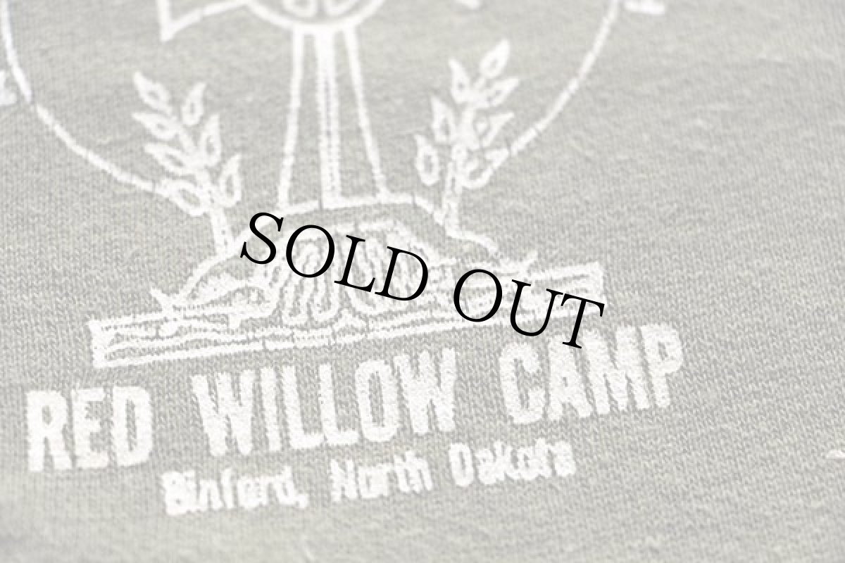 画像4: 60s AMERICAN LUTHERAN CHURCH コットン 半袖スウェット オリーブ (4)