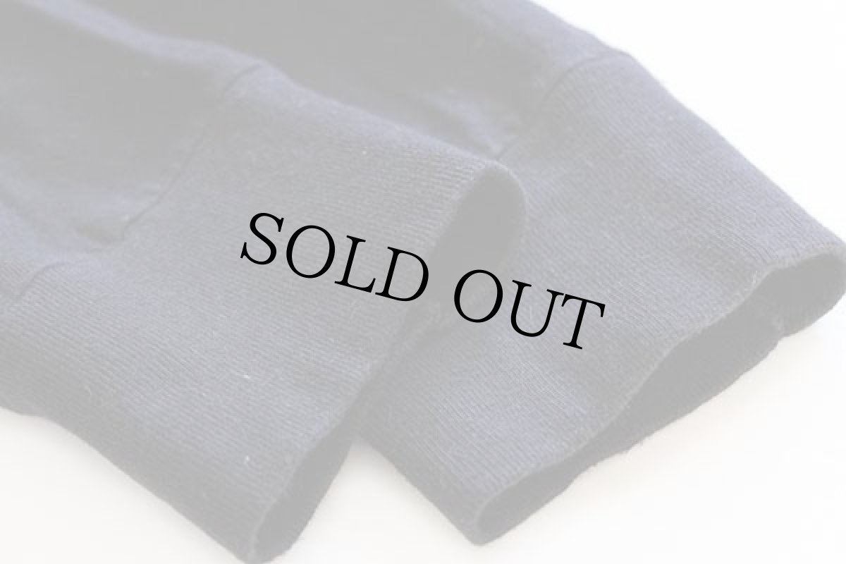 画像6: 80s USA製 Championチャンピオン GOAT BUSTERS ARMY vs NAVY コットン 長袖Tシャツ 黒 L (6)