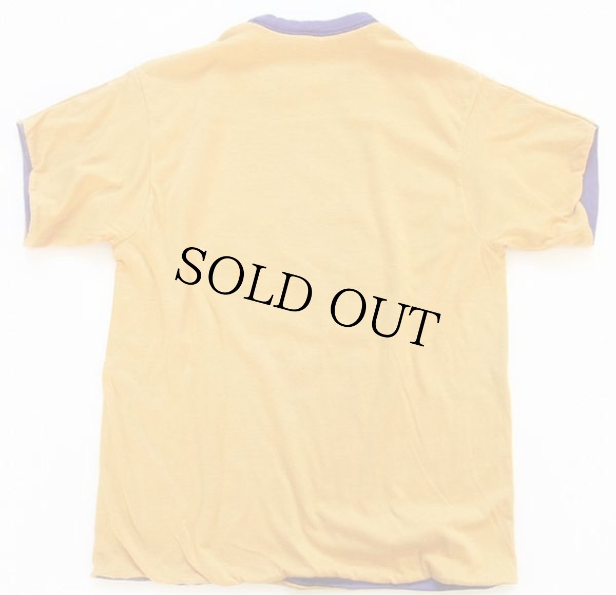 画像4: 80s HURON UNIVERSITY リバーシブルTシャツ 紫×黄 (4)