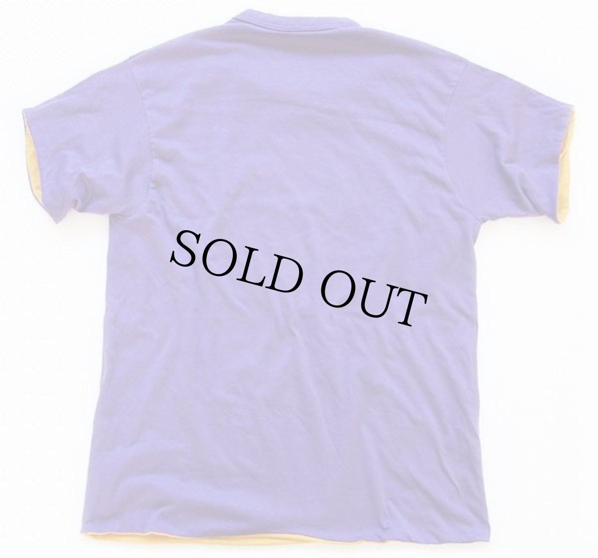 画像2: 80s HURON UNIVERSITY リバーシブルTシャツ 紫×黄 (2)