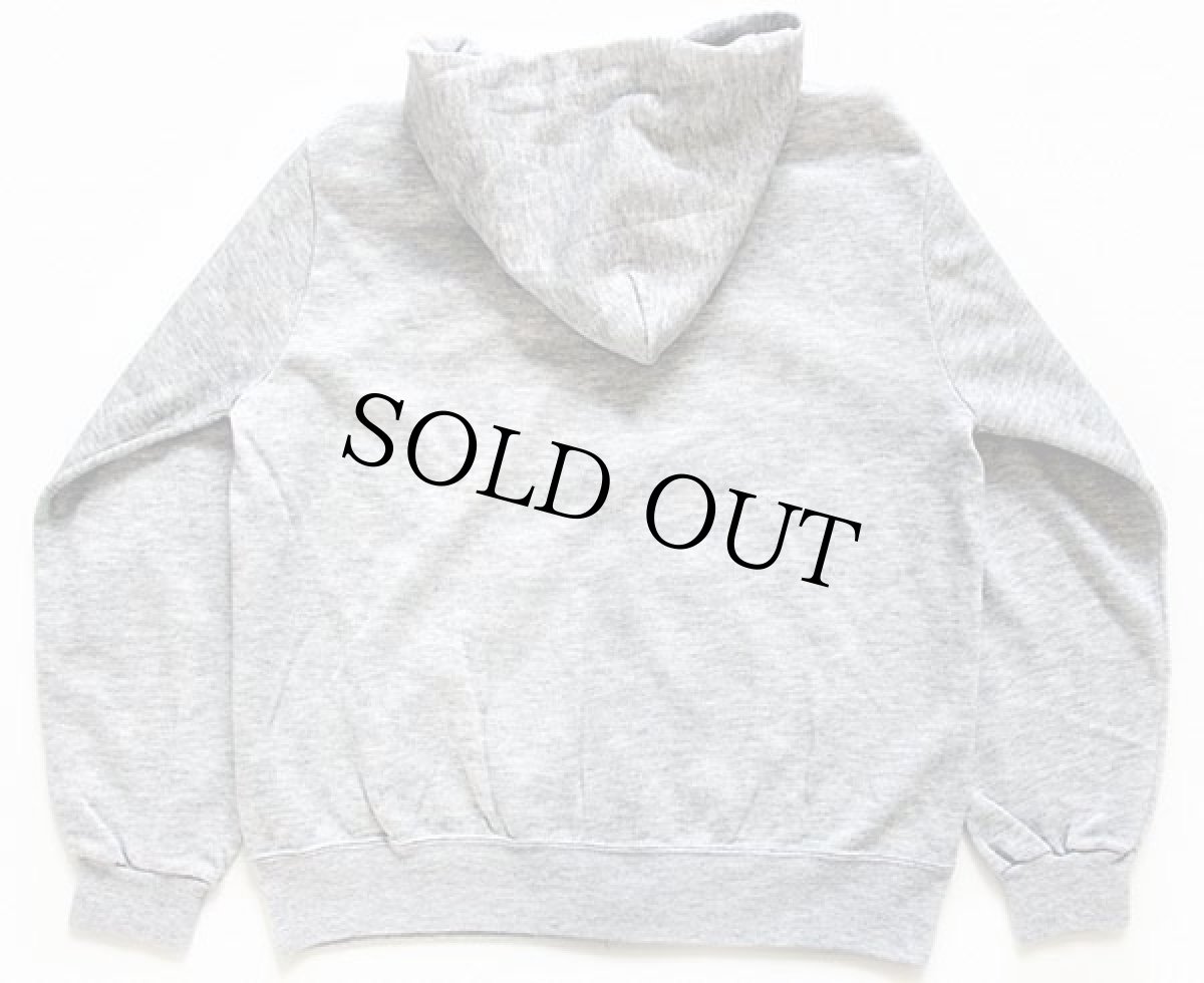 画像2: 80s USA製 BASSETT-WALKER 無地 スウェット ジップパーカー 杢グレー L (2)