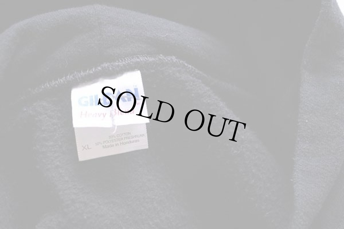 画像3: 00s FOX RACING 蛍光 発泡プリント スウェットパーカー 黒 XL (3)