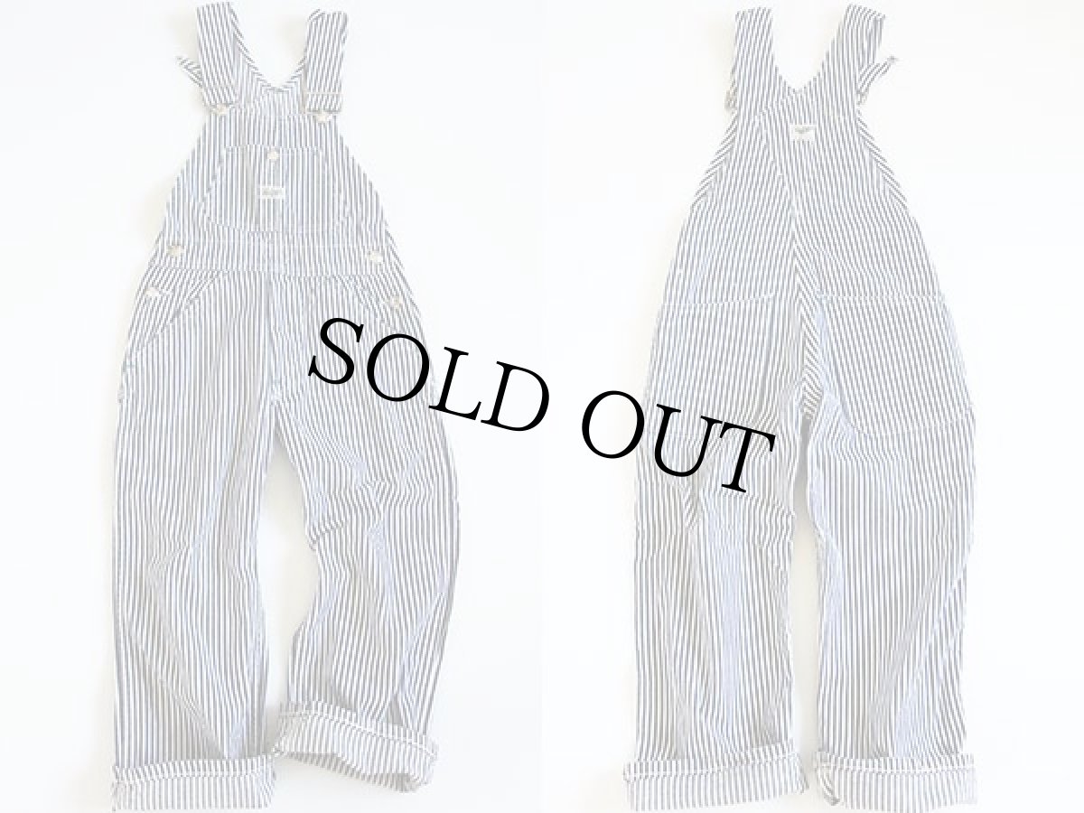 画像2: 50s Sledge's ヒッコリー オーバーオール キッズ (2)