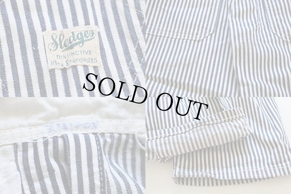 画像4: 50s Sledge's ヒッコリー オーバーオール キッズ (4)