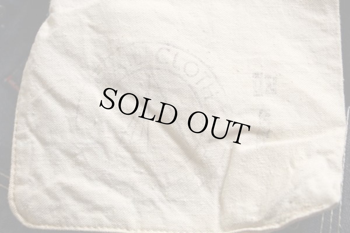 画像8: 50s UNKNOWN ローバック インディゴ デニム オーバーオール (8)