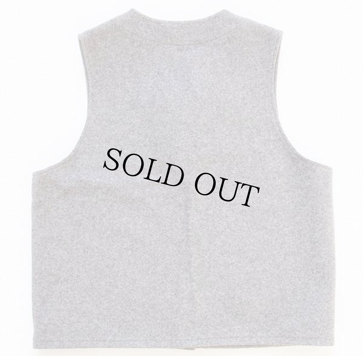 画像2: 90s USA製 FILSONフィルソン マッキーノ ウールベスト グレー 46 (2)