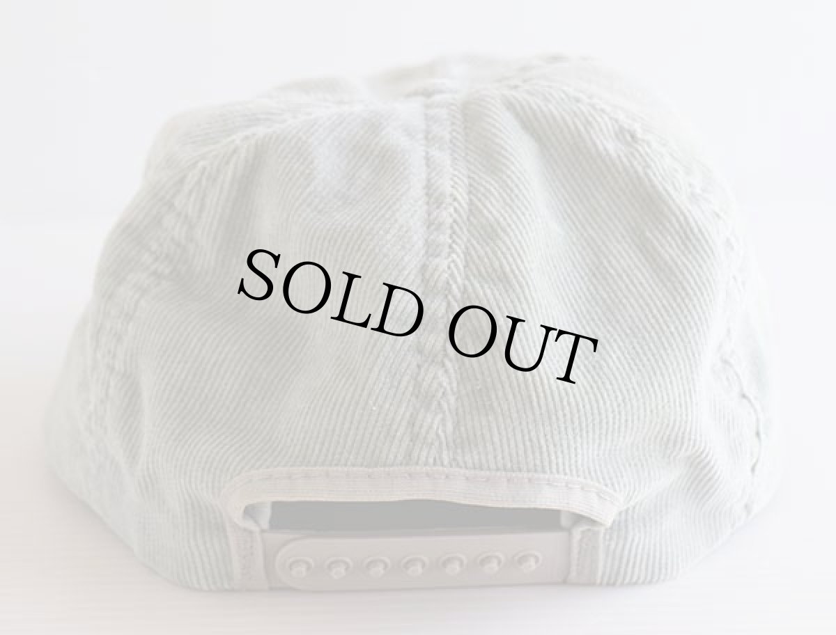 画像2: 80s USA製 Schmidt BEER コーデュロイキャップ グリーングレー (2)