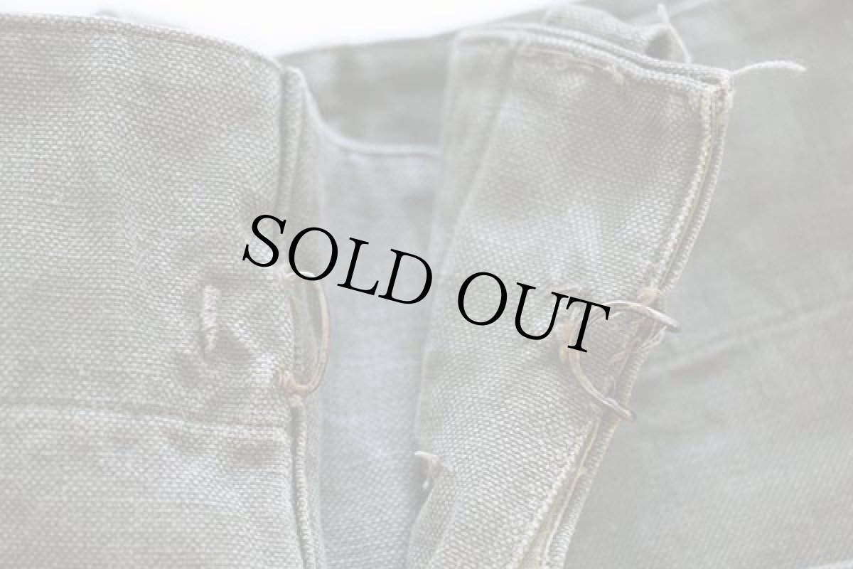 画像4: 40s フランス軍 モーターサイクル オーバーパンツ ボロ W38 (4)