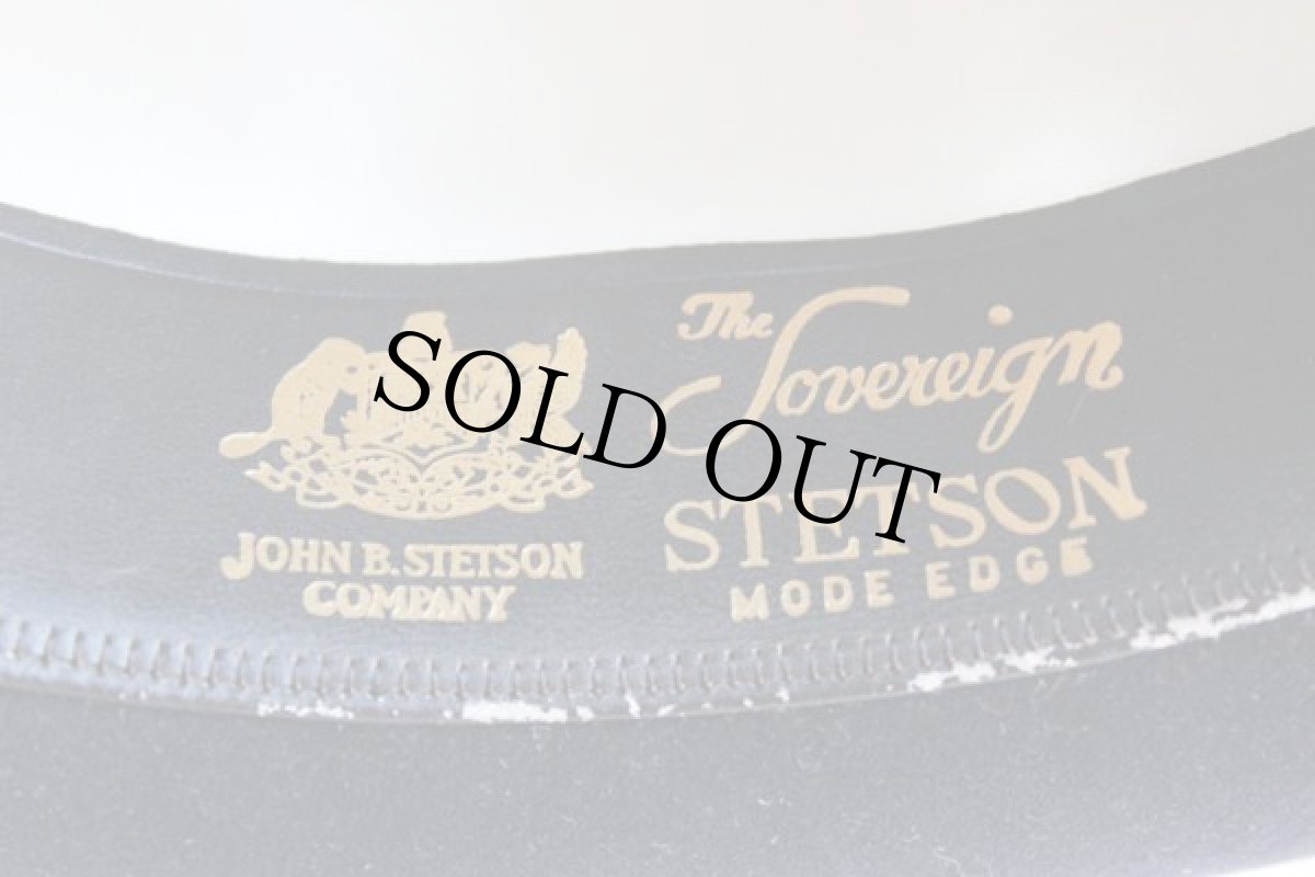 画像4: ビンテージ STETSONステットソン フェルト フェドラハット 黒 7 1/4 (4)