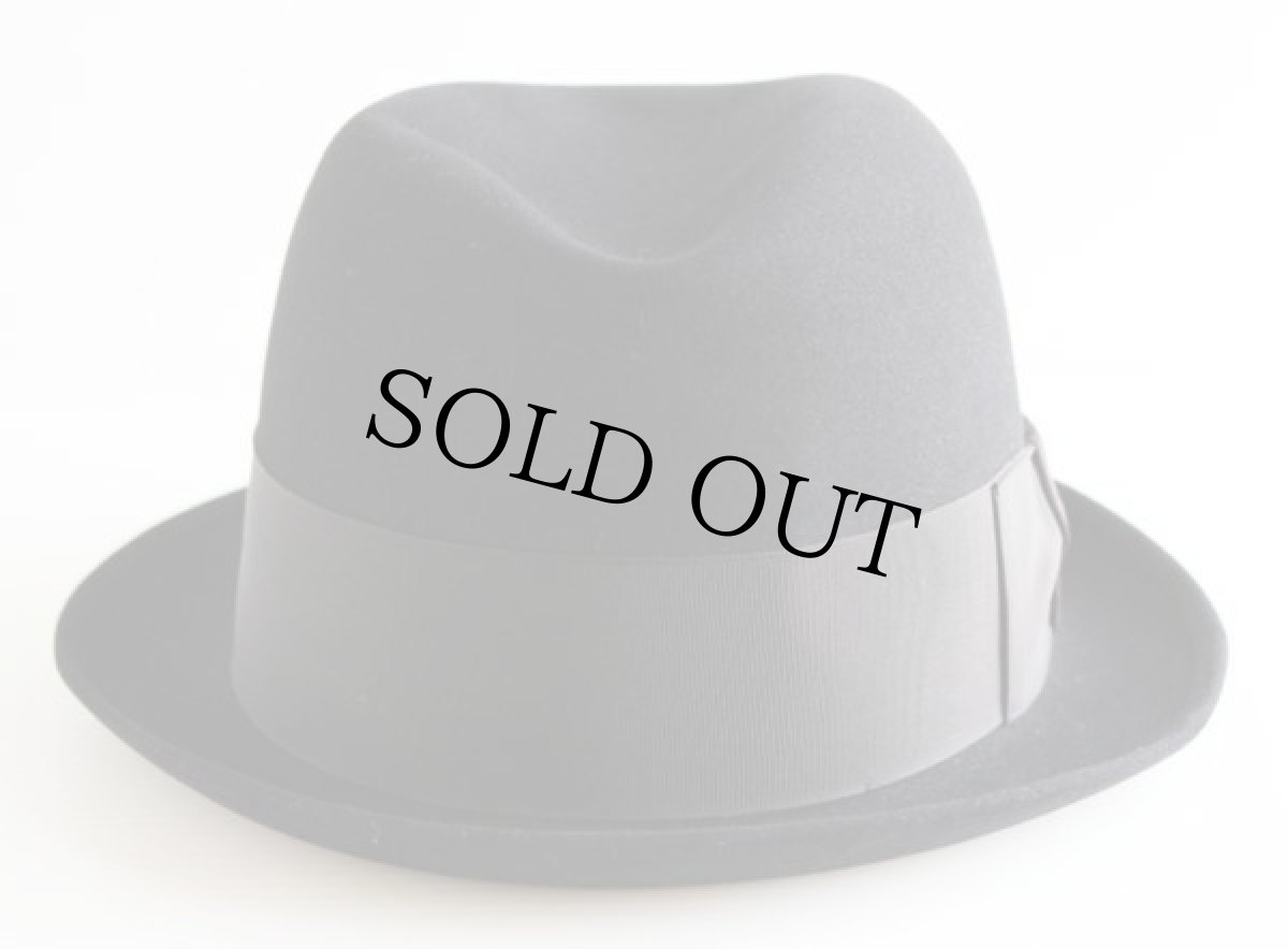 画像2: ビンテージ STETSONステットソン フェルト フェドラハット 黒 7 1/4 (2)