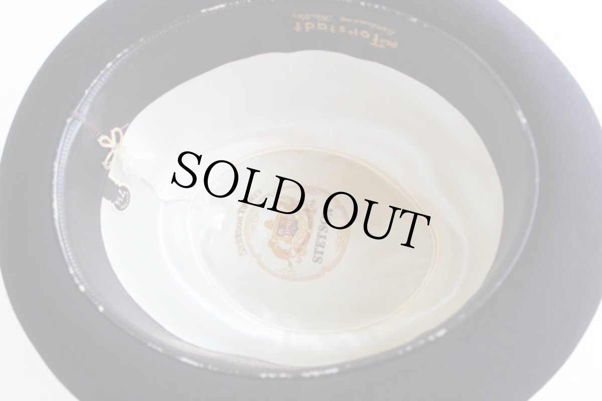 画像5: ビンテージ STETSONステットソン フェルト フェドラハット 黒 7 1/4 (5)