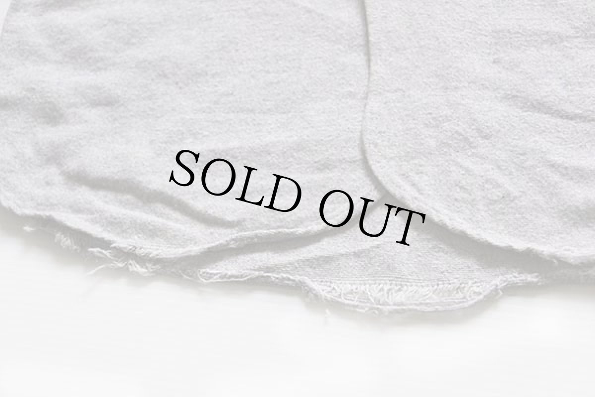 画像6: 50s OLIVER フェルトパッチ インディアンヘッド パッチ ウール ベースボールシャツ 杢ブルーグレー 38 (6)