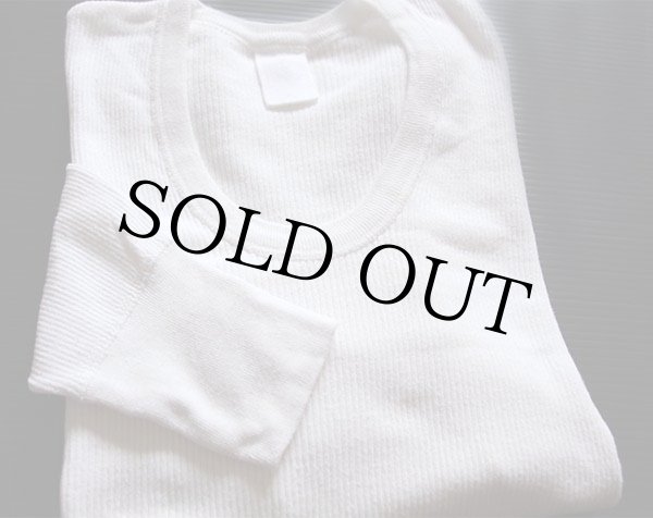 5枚セット　東ドイツ軍　Uネック L/S ロングスリーブ Tシャツ 白　軍物 wip_20080303_6.jpg