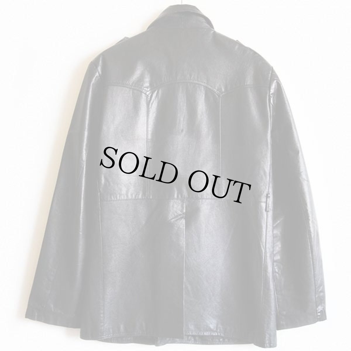 画像2: 70s AMF Harley-Davidsonハーレー ダビッドソン カウハイド レザージャケット 黒 42 (2)