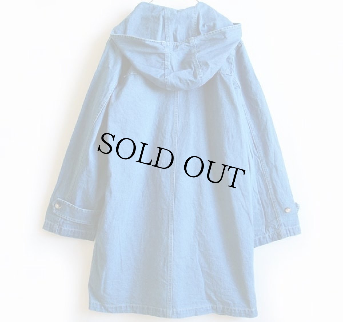 画像2: 90s DENIM&Co. ライナー付き デニム ダッフルコート L (2)
