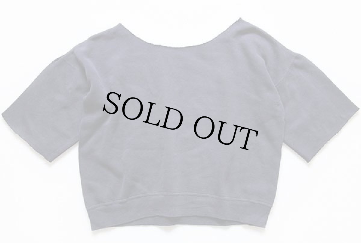 画像2: 60s SAINT PAUL ACADEMY コットン カットオフ 半袖スウェット ナス紺 (2)