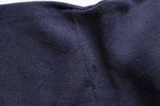 画像7: 60s SAINT PAUL ACADEMY コットン カットオフ 半袖スウェット ナス紺 (7)