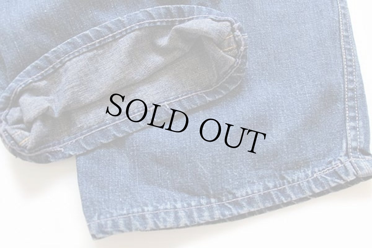 画像6: 50s TUF NUT インディゴ デニム ランチパンツ (6)