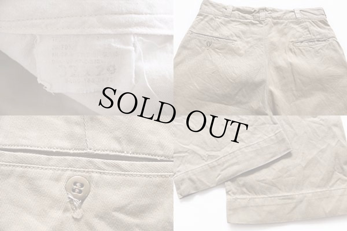 画像3: 60s 米軍 U.S.ARMY コットン チノパン カーキ w32 L29 (3)