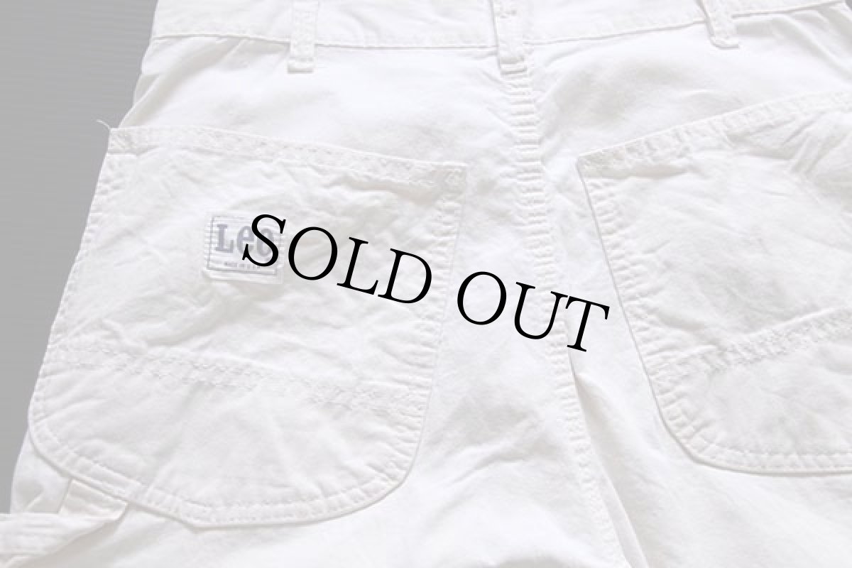 画像3: 70s USA製 Leeリー コットン ペインターパンツ 生成り w32 (3)