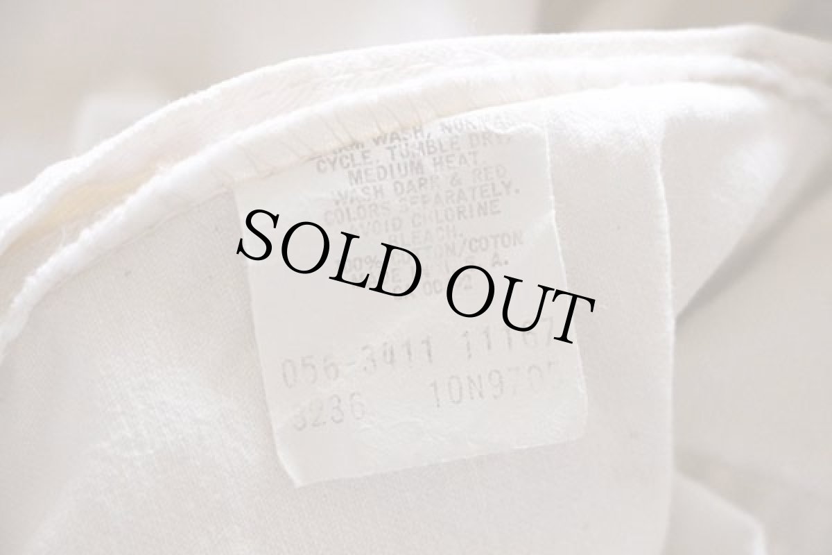 画像4: 70s USA製 Leeリー コットン ペインターパンツ 生成り w32 (4)