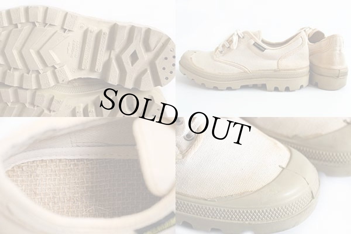 画像4: フランス製 PALLADIUM Pampaパンパ キャンバス スニーカー 生成り 42 (4)