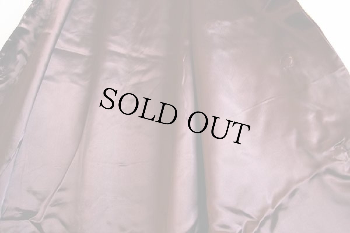 画像6: UNKNOWN 刺繍 サテン チャイナ コート 40 (6)