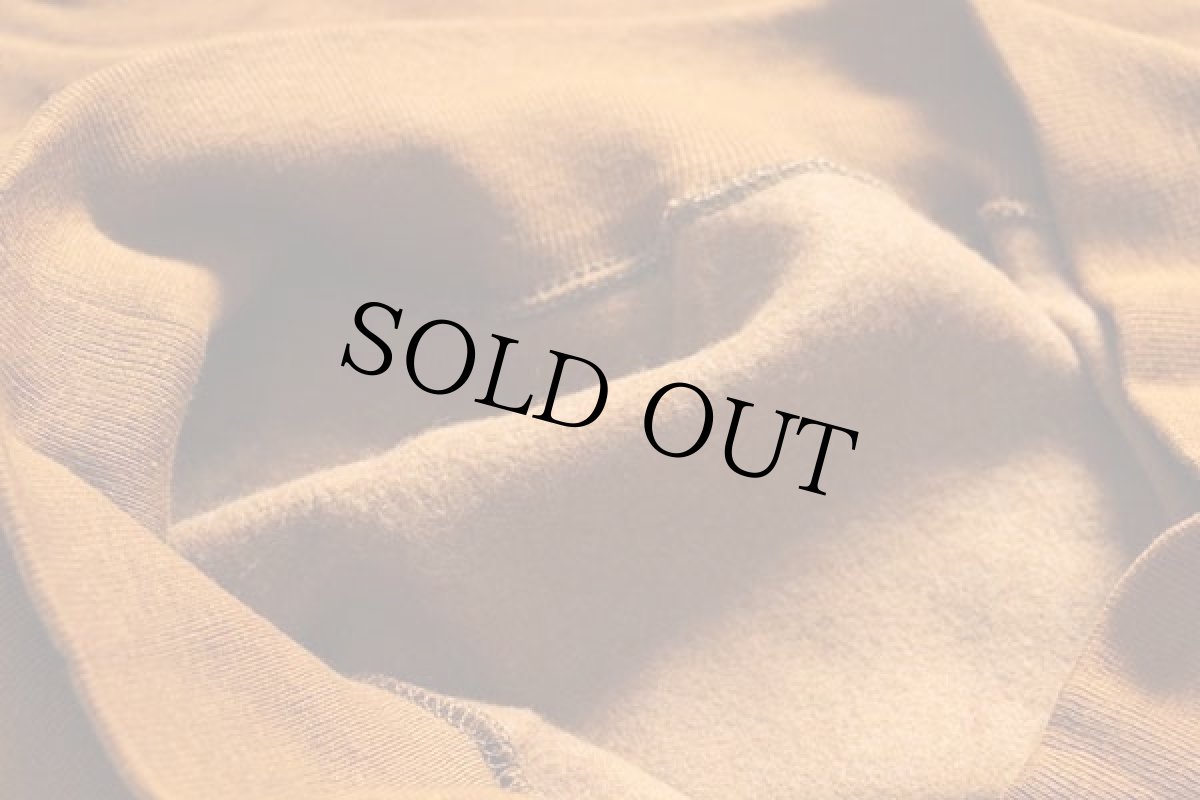 画像6: デッドストック★60s USA製 SEARS 無地 半袖スウェット オーカー M (6)