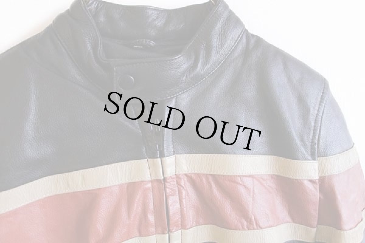 画像3: LEATHER KING Thinsulate ライナー付き シングルライダース レザージャケット 黒 XS (3)