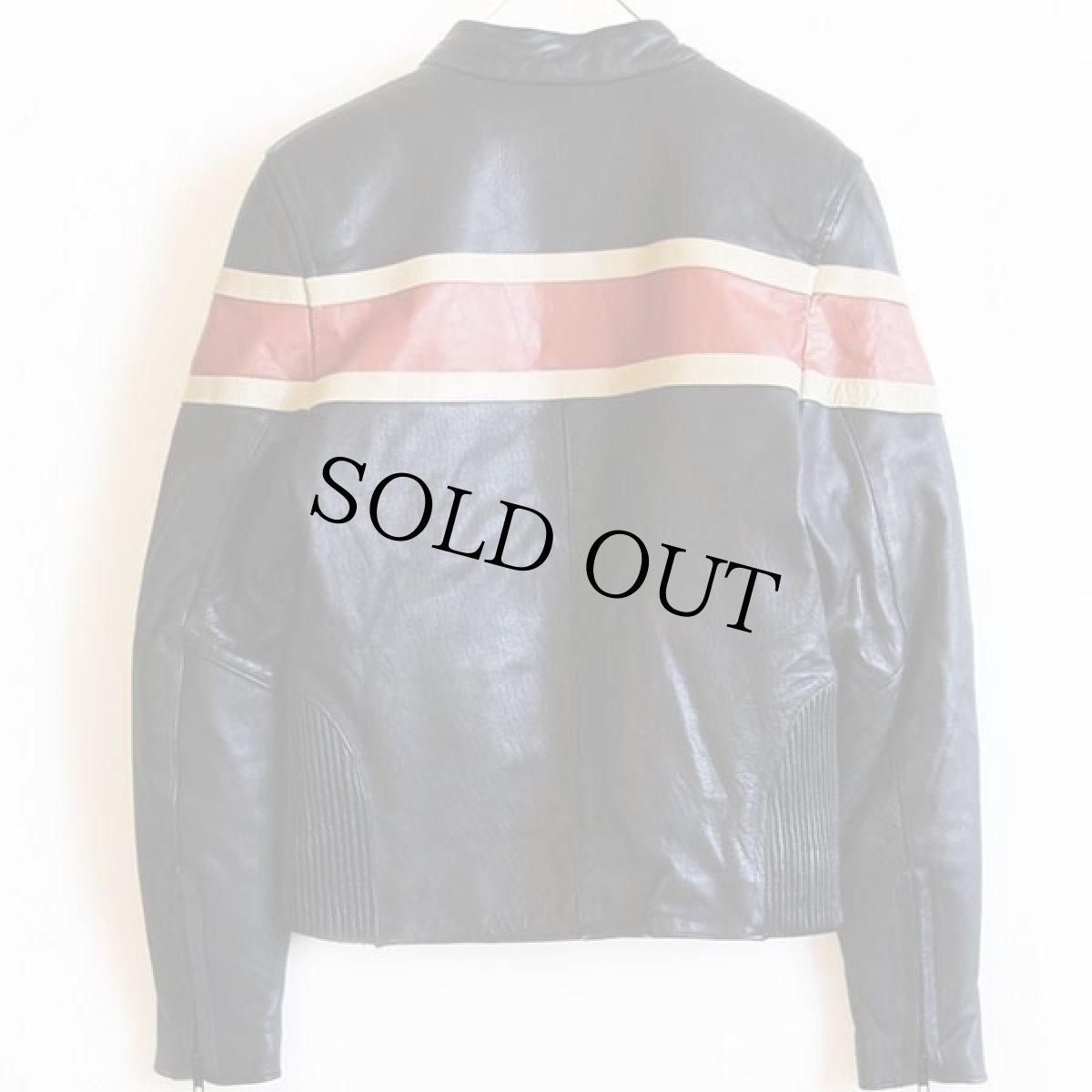 画像2: LEATHER KING Thinsulate ライナー付き シングルライダース レザージャケット 黒 XS (2)