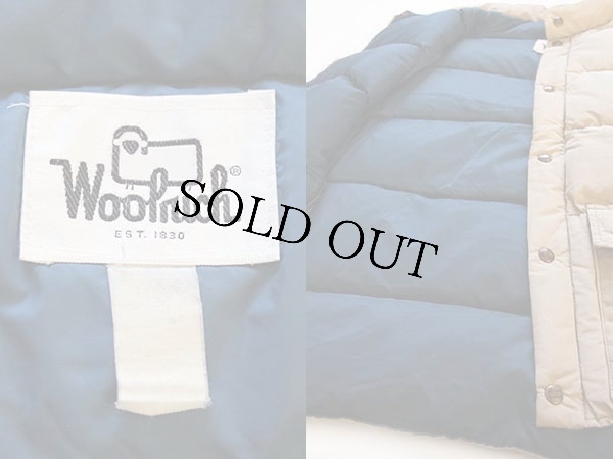 画像3: 70s Woolrichウールリッチ 60/40 ダウンベスト タン M (3)