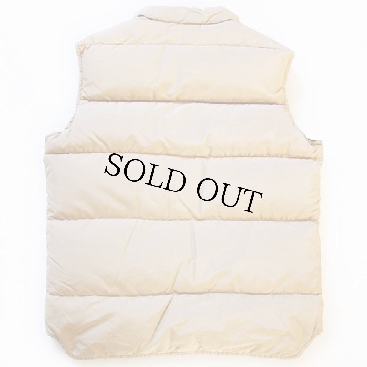 画像2: 70s Woolrichウールリッチ 60/40 ダウンベスト タン M (2)