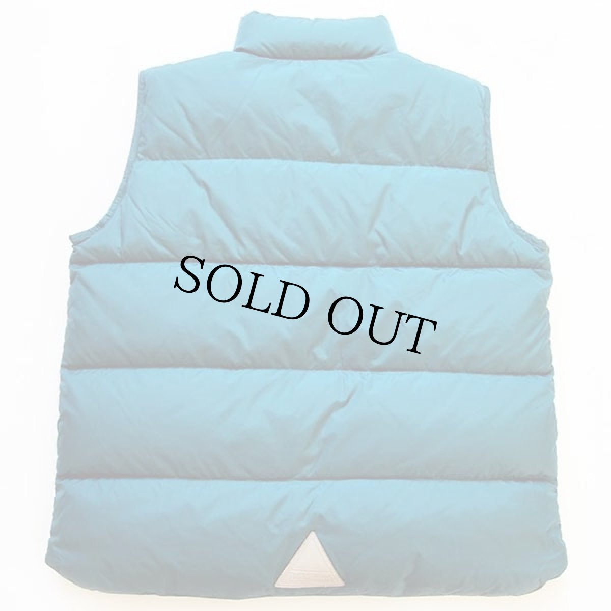 画像2: 90s L.L.Bean ナイロン ダウンベスト 青緑 (2)