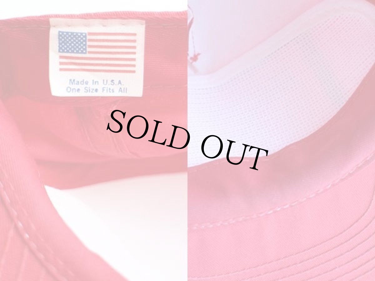 画像3: 80s USA製 Budweiser Racing バドワイザー コットンキャップ 赤 (3)