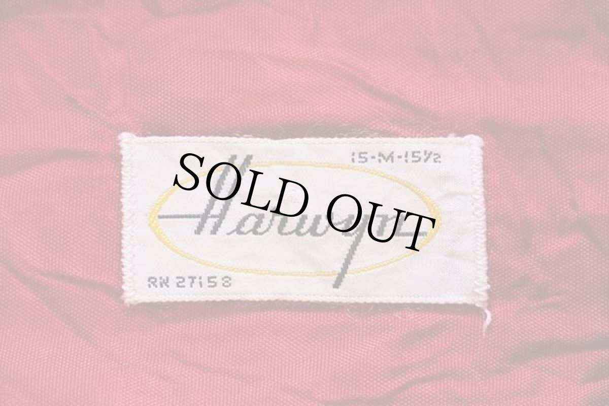 画像4: 50s Harwyn レースアップ プルオーバー 太畝 コーデュロイシャツ 赤 M (4)