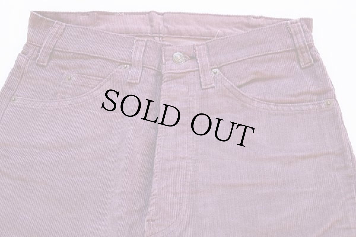 画像3: デッドストック★80s USA製 Levi'sリーバイス 521 コーデュロイパンツ 小豆色 w32 L30 (3)