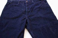 画像2: 80s Levi'sリーバイス 519 コーデュロイパンツ 紺 w36 L34 (2)