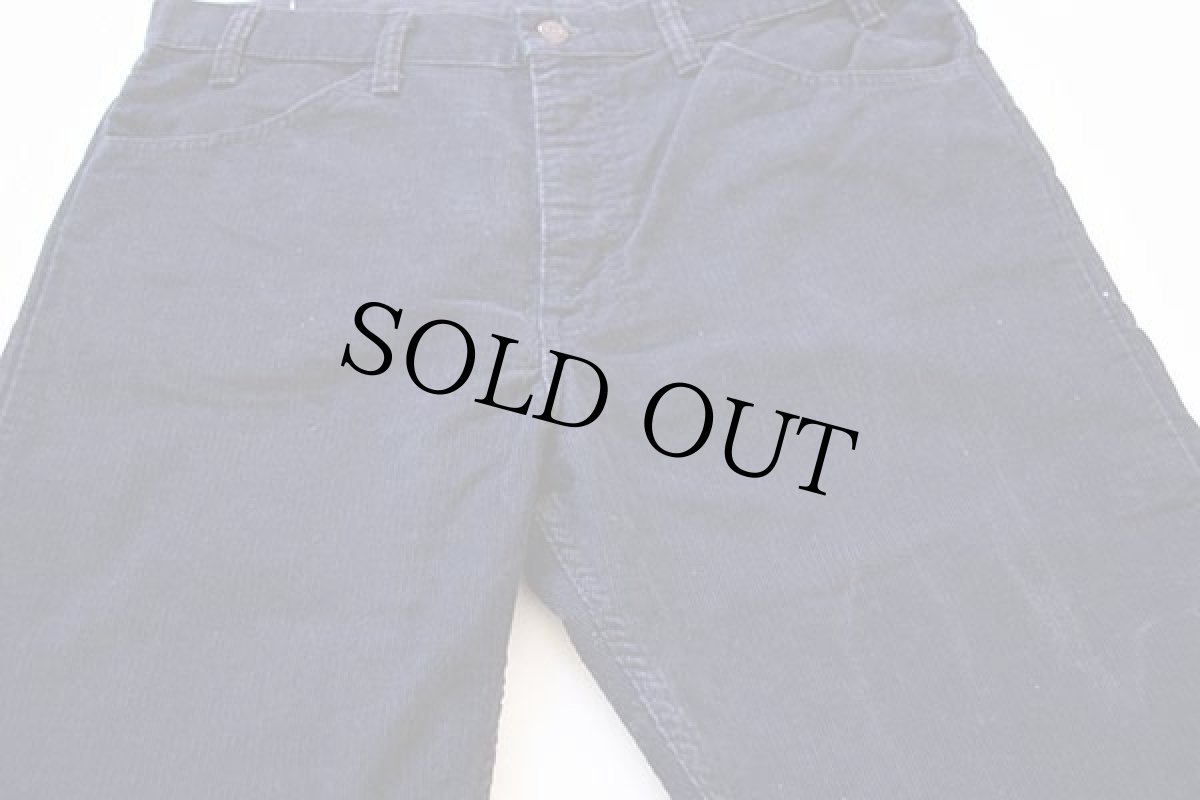 画像2: 80s Levi'sリーバイス 519 コーデュロイパンツ 紺 w31 L34 (2)