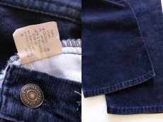 画像3: 80s Levi'sリーバイス 519 コーデュロイパンツ 紺 w31 L34 (3)